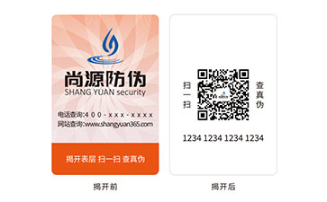 雙層防偽標志