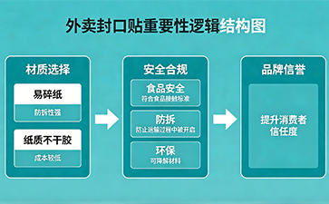 外賣封口貼材質(zhì)怎么選？易碎紙、紙質(zhì)不干膠成行業(yè)優(yōu)選