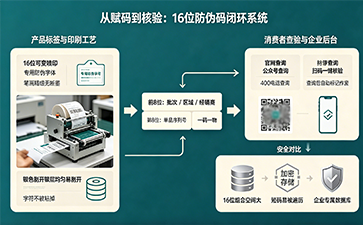 16位數(shù)字防偽碼：一物一碼數(shù)字化防偽主流方案