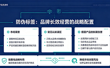 防偽標簽對品牌長期發(fā)展的戰(zhàn)略意義